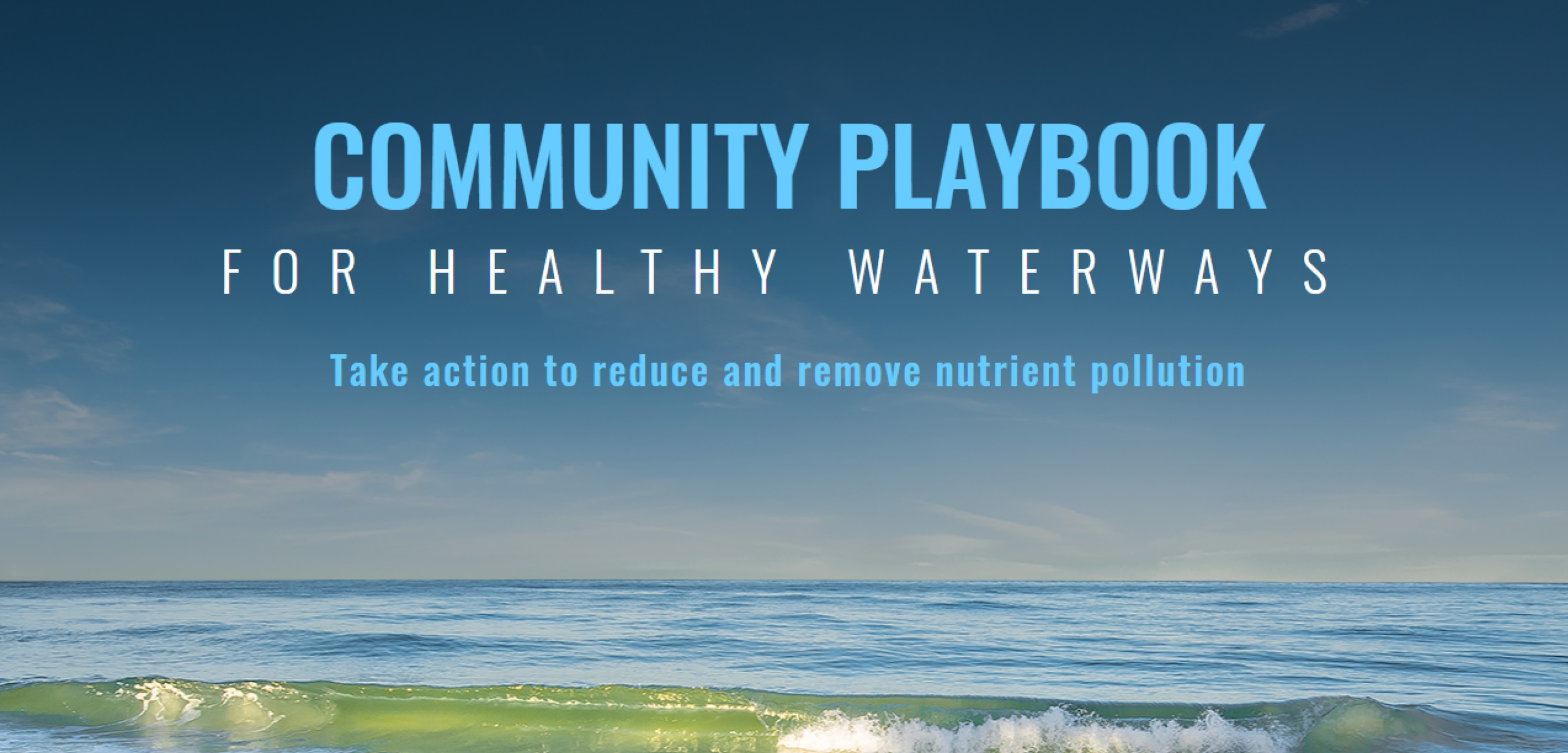 Gulf Coast Releases Groundbreaking 'Water Quality Playbook' Gulf Coast Community Foundation